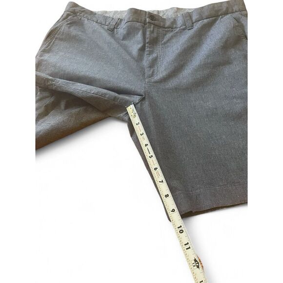 Roundtree & Yorke Men’s Flat Front Stretch Grey Chino Shorts Size 42 - Picture 5 of 7